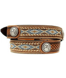 ARIAT® TAN BASKETWEAVE BELT