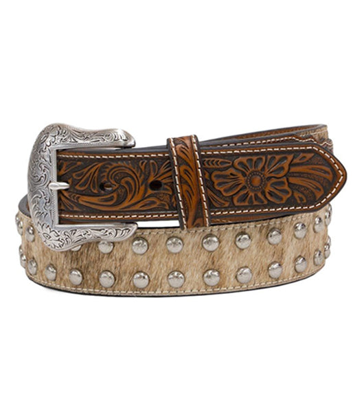NOCONA MENS CALF HAIR STUDS BELT