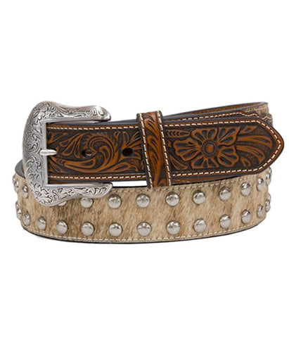 NOCONA MENS CALF HAIR STUDS BELT