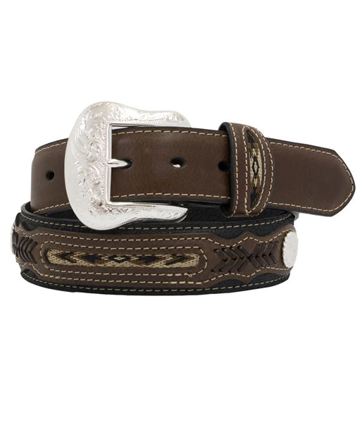 NOCONA WESTERN INLAY AND CONCHOS BELT