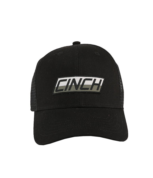 CINCH MENS LOGO TRUCKER CAP - BLACK