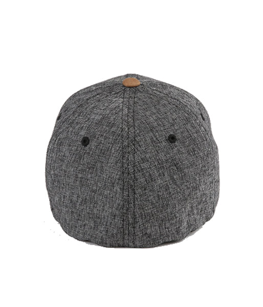 CINCH MENS FLEXFIT BASEBALL CAP - GRAY/TAN