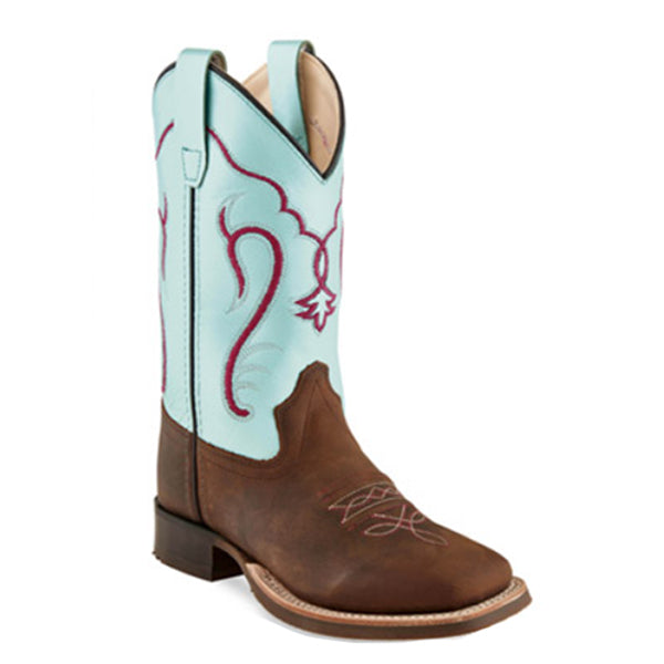 Old West Kids' Blue Cowboy Boots