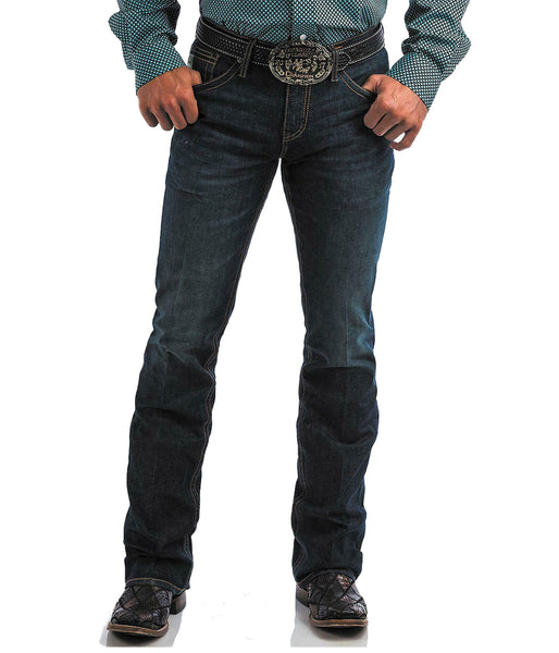 CINCH IAN MID RISE SLIM FIT BOOT CUT- DARK WASH