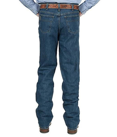 CINCH MEN'S BRONZE LABEL SLIM FIT JEANS - DARK STONEWASH