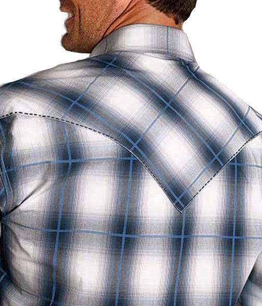 Stetson© Men's Clear Water Ombre Long Sleeve Shirt