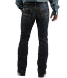 CINCH IAN MID RISE SLIM FIT BOOT CUT- DARK WASH