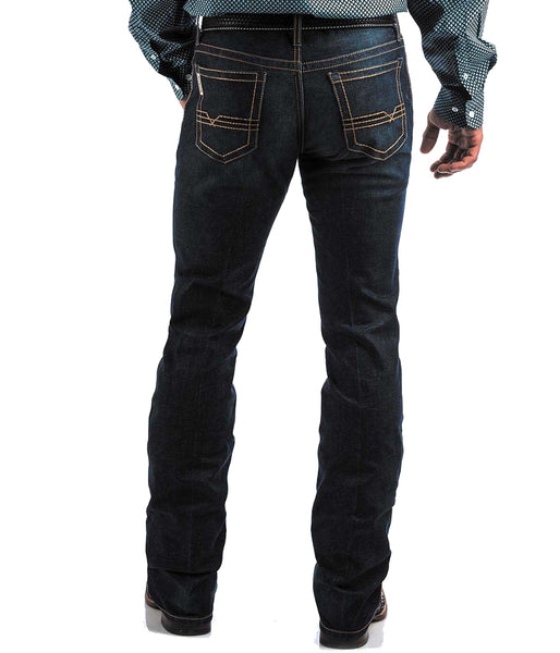CINCH IAN MID RISE SLIM FIT BOOT CUT- DARK WASH