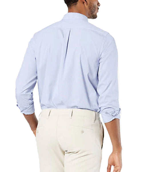 Dockers Men's Signature Comfort Flex Button Down Shirt - Blue