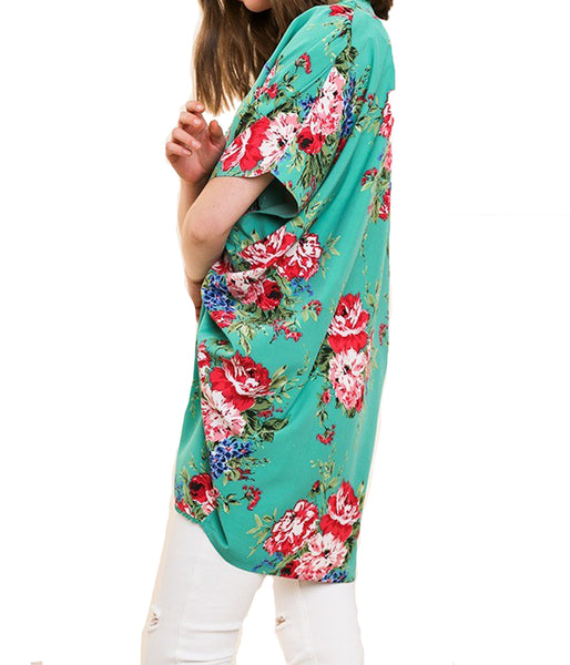 Women's Floral Kimono