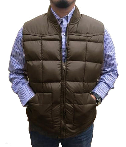 BULLRIDER WESTERN VEST - BROWN