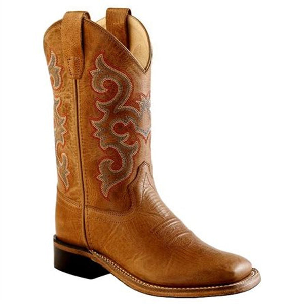 Old West Kids' Square Toe Western Boots