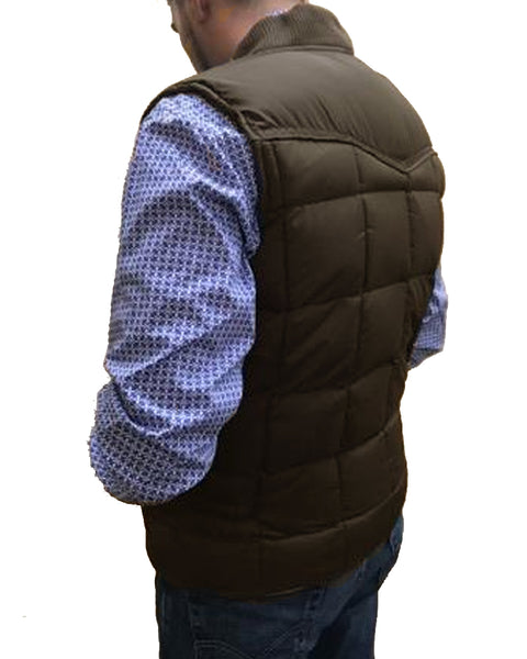 BULLRIDER WESTERN VEST - BROWN