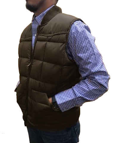 BULLRIDER WESTERN VEST - BROWN