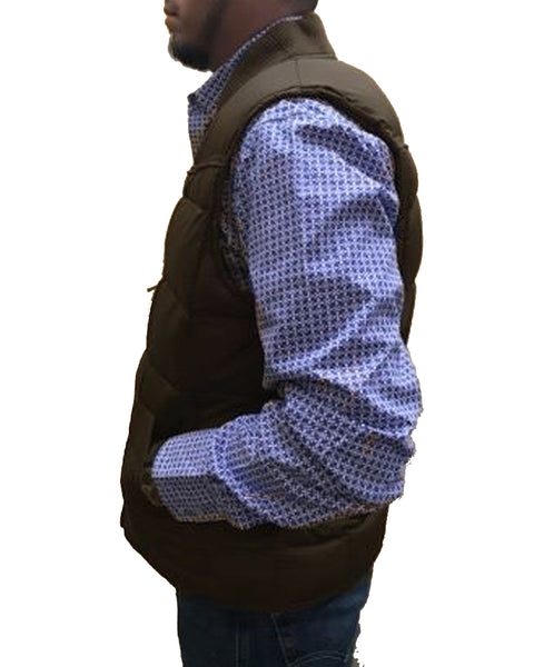 BULLRIDER WESTERN VEST - BROWN