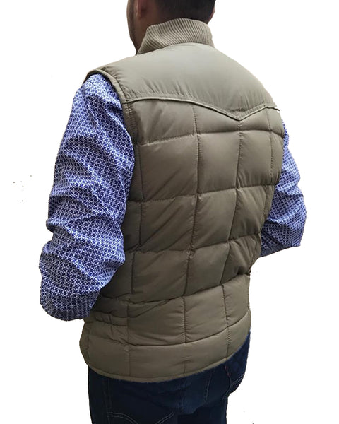 BULLRIDER WESTERN VEST - KHAKI