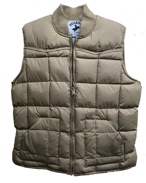 BULLRIDER WESTERN VEST - KHAKI