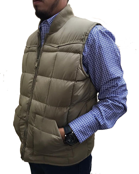 BULLRIDER WESTERN VEST - KHAKI