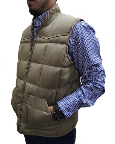 BULLRIDER WESTERN VEST - KHAKI