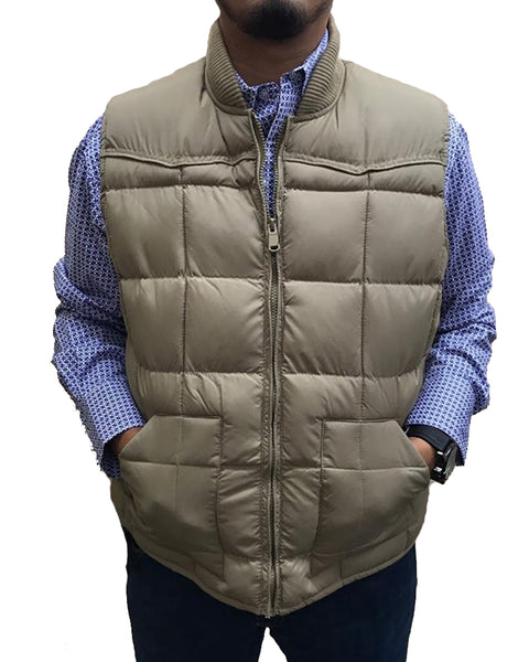 BULLRIDER WESTERN VEST - KHAKI