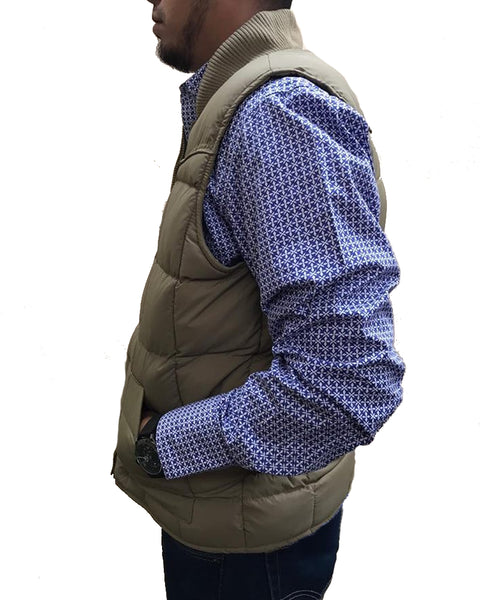 BULLRIDER WESTERN VEST - KHAKI