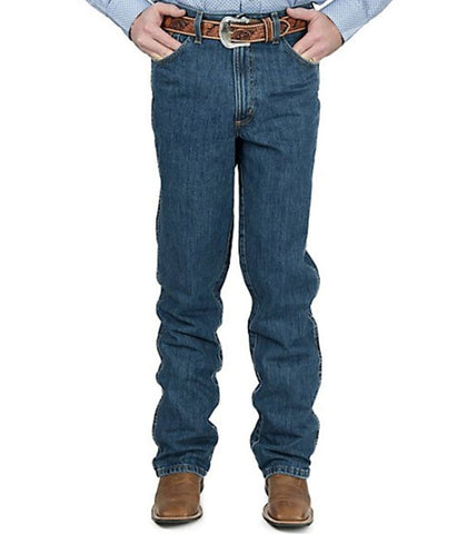 CINCH MEN'S BRONZE LABEL SLIM FIT JEANS - DARK STONEWASH