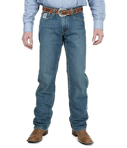 CINCH MEN'S WHITE LABEL RELAXED FIT JEAN - MEDIUM STONEWASH