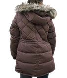 BCBGENERATION FAUX-FUR-TRIM COAT - CHIANTI