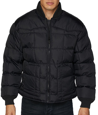 BULLRIDER WESTERN NYLON JACKET - BLACK