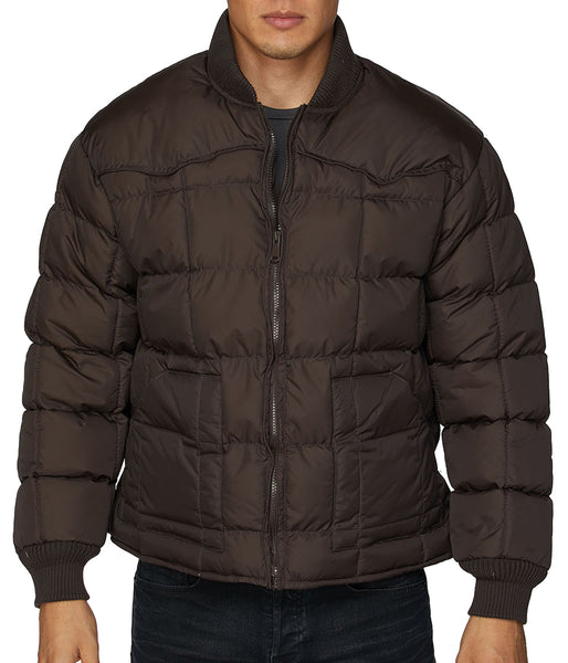 BULLRIDER WESTERN NYLON JACKET - BROWN