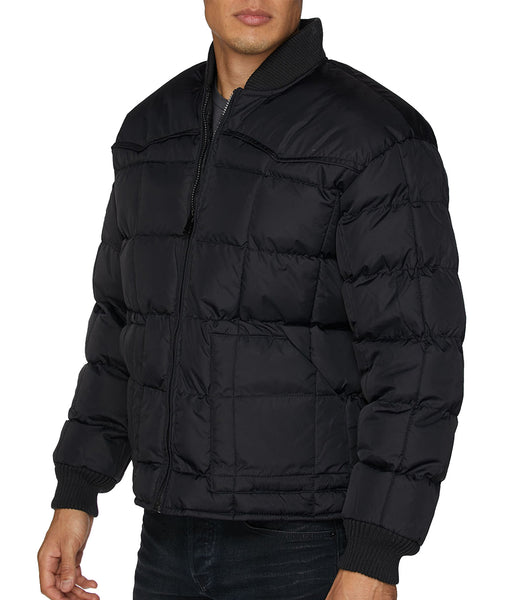 BULLRIDER WESTERN NYLON JACKET - BLACK