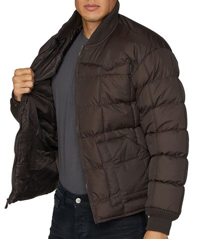 BULLRIDER WESTERN NYLON JACKET - BROWN