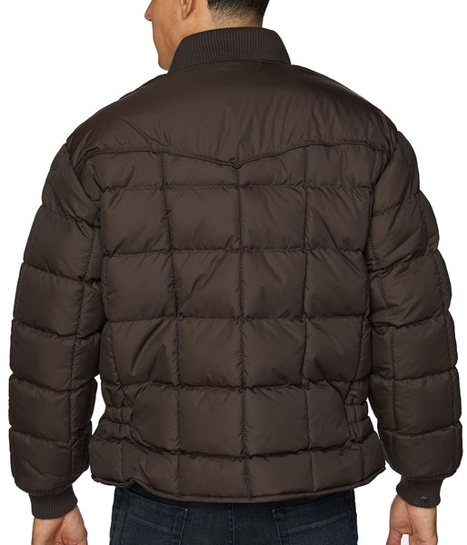 BULLRIDER WESTERN NYLON JACKET - BROWN