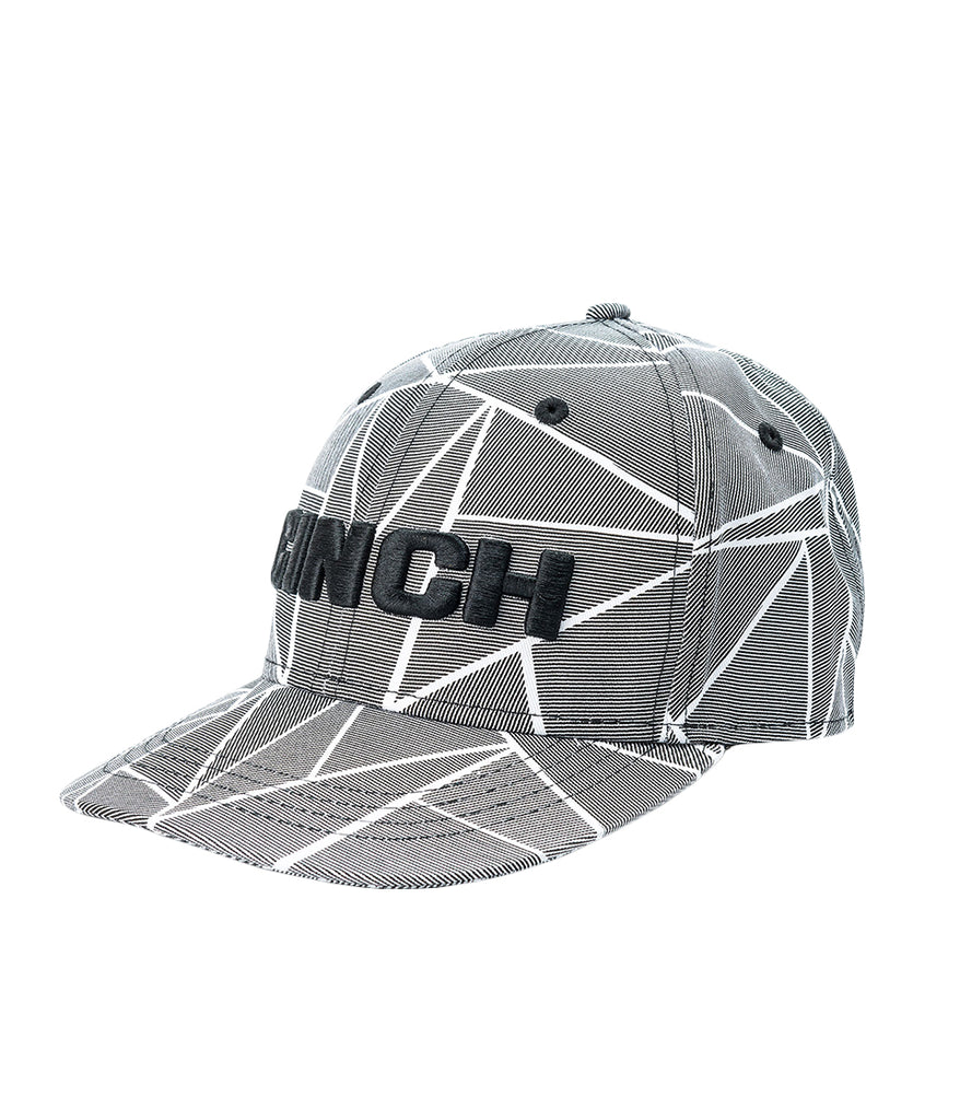 CINCH MENS FITTED CAP - TEXTURED GRAY AND WHITE S/M