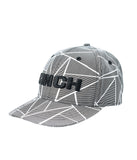CINCH FITTED CAP - TEXTURED GRAY AND WHITE S/M