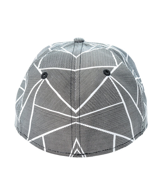 CINCH FITTED CAP - TEXTURED GRAY AND WHITE S/M