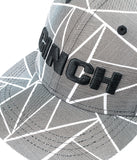 CINCH FITTED CAP - TEXTURED GRAY AND WHITE S/M