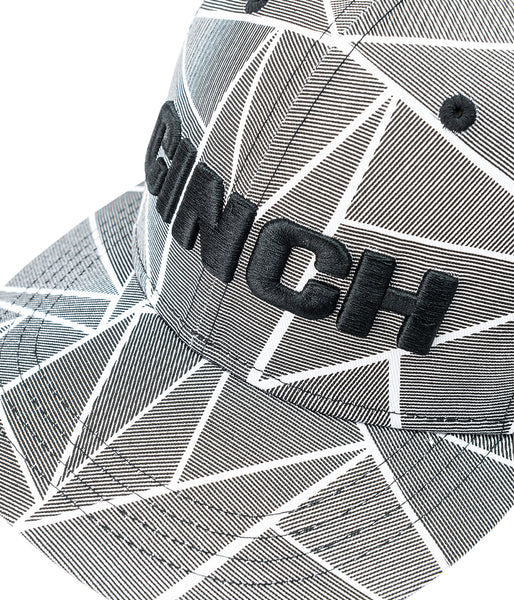 CINCH FITTED CAP - TEXTURED GRAY AND WHITE S/M