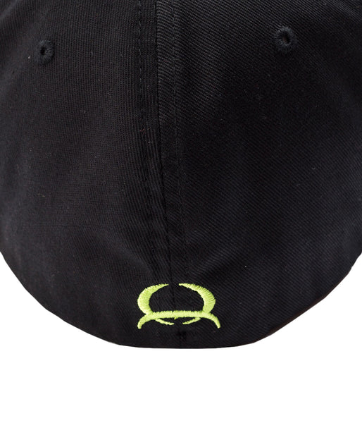 CINCH 3D LOGO FLEXFIT BASEBALL CAP - BLACK