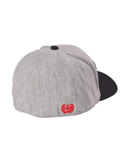 CINCH MENS FLEXFIT CAP - GRAY AND BLACK