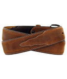JUSTIN CLASSIC WESTERN BELT - BROWN