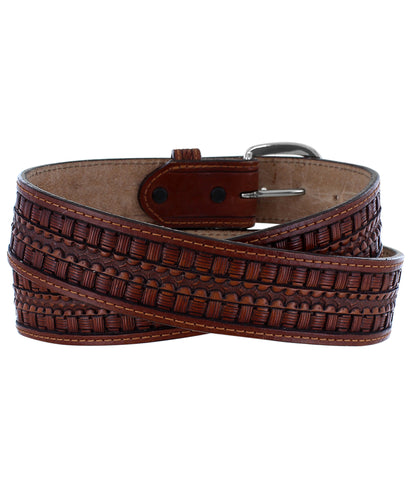 JUSTIN BANDERA WEAVE BELT - TAN