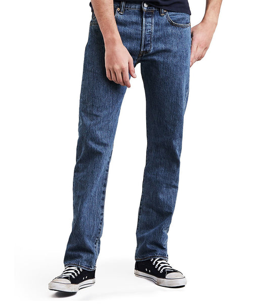 LEVI'S 501 ORIGINAL-FIT JEAN - MEDIUM STONEWASH