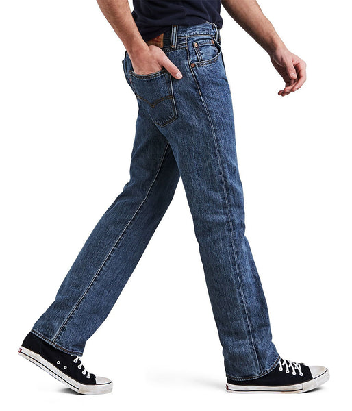 LEVI'S 501 ORIGINAL-FIT JEAN - MEDIUM STONEWASH