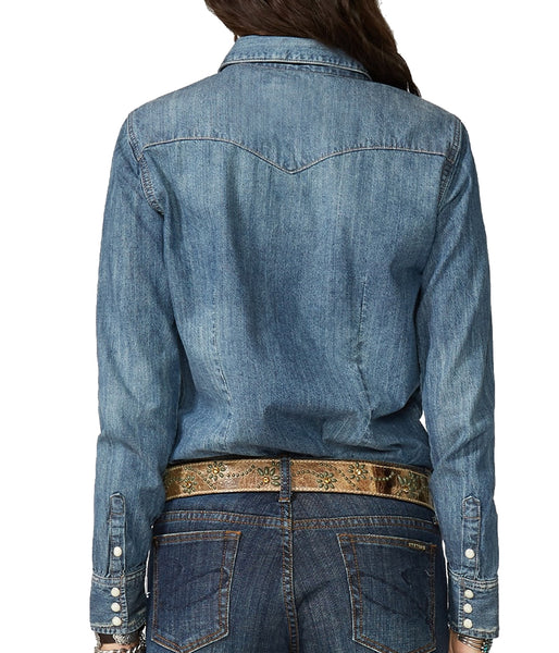 Stetson Western Snap Front Denim Shirt