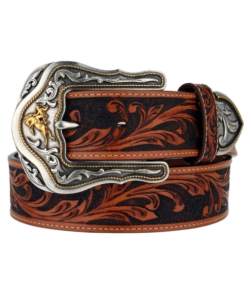 TONY LAMA WESTERLY RIDE BELT - BLACK