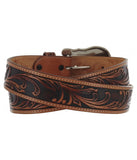 TONY LAMA WESTERLY RIDE BELT - BLACK