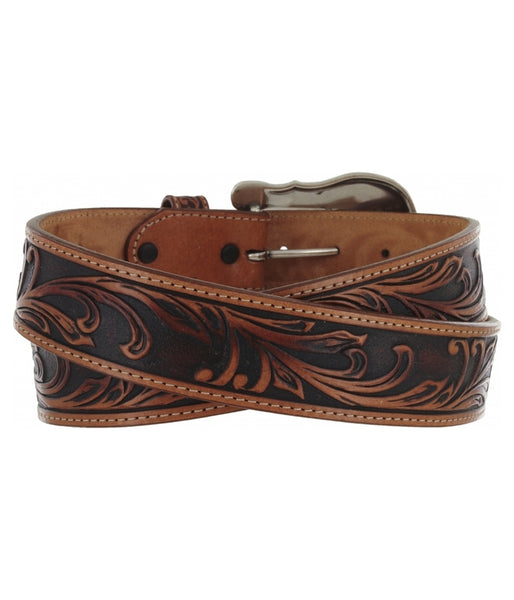 TONY LAMA WESTERLY RIDE BELT - BLACK