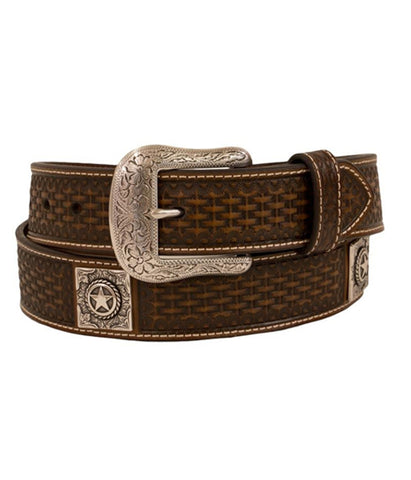 ARIAT® BROWN CLASSIC LEATHER BELT