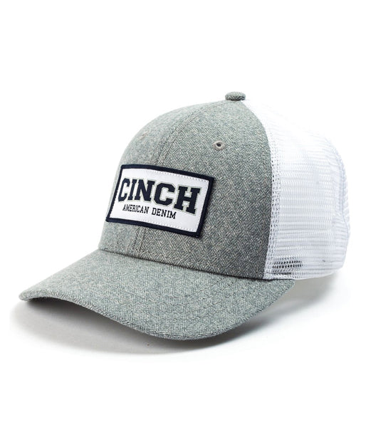 CINCH GREY AND WHITE MESH CAP - OSFA